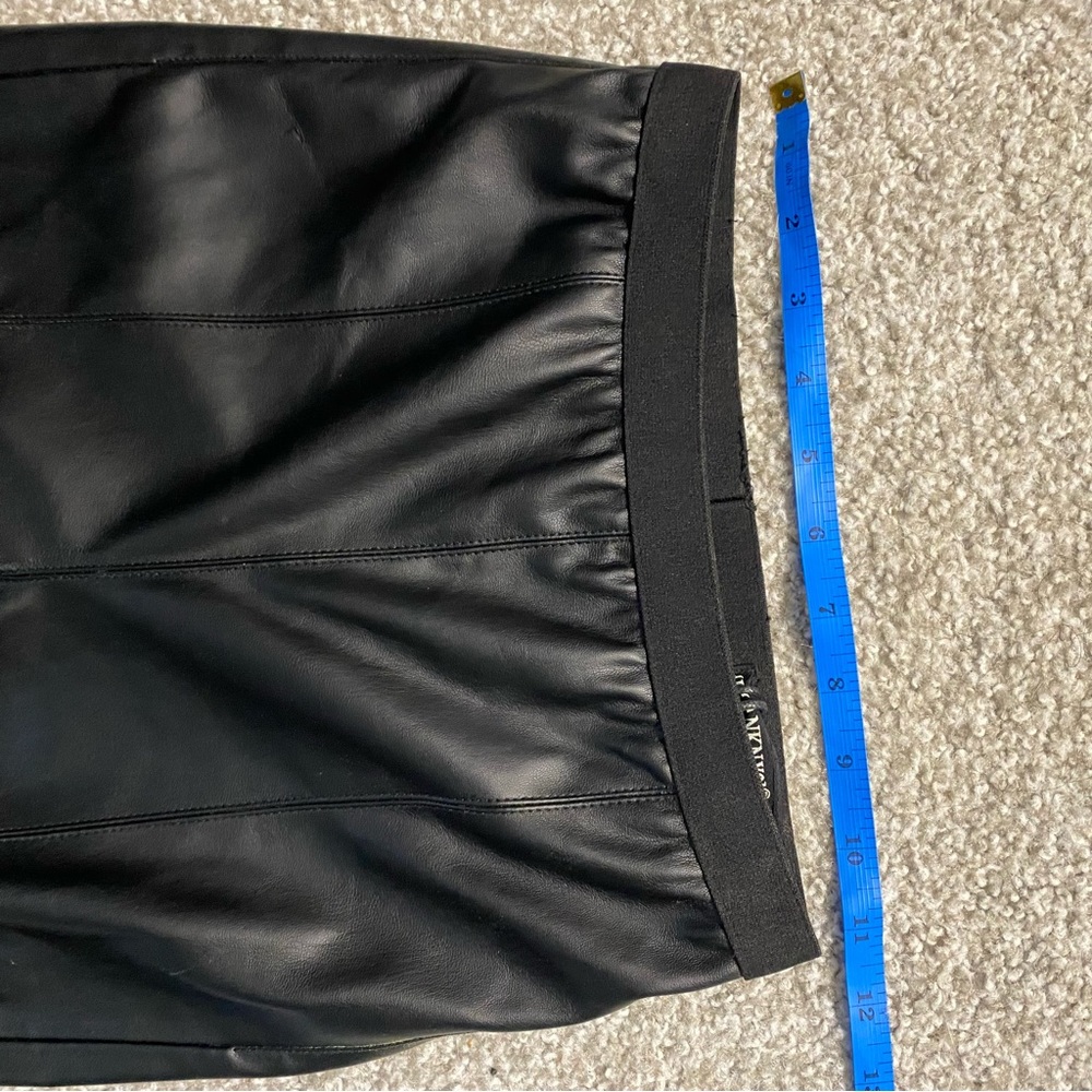BLANK NYC Night Walks Black Vegan Leather Pull-On Leggings - Picture 7 of 10
